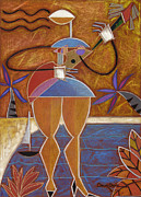 Cuatro Caliente Painting by Oscar Ortiz