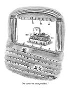 No Wonder We Could Get Tickets Drawing by Frank Cotham