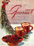 A Christmas Gourmet Cover Painting by Henry Stahlhut