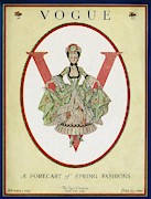 A Vogue Cover Of An 18th Century Shepherdess Photograph by Frank X. Leyendecker