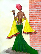 Around the Corner Painting by Mahlet