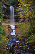 Autumn At Munising Falls Photograph by Owen Weber