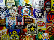 Beer Labels Photograph by Richard Reeve