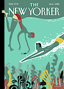 Beneath The Waves Painting by Frank Viva