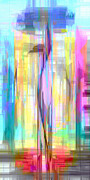 Blue Abstract 2 Digital Art by Rafael Salazar