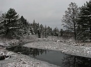 Boot Creek Ice Over Photograph by Dale Kauzlaric
