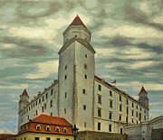 Bratislava Castle Painting by Jeffrey Kolker