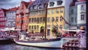 Copenhagen Painting by Jeffrey Kolker