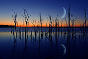 The Crescent Moon Photograph by Raymond Salani III