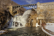 Croton Dam And Rainbow Photograph by Susan Candelario