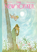 Cupid Coupling Painting by William Steig