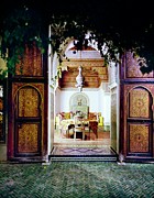 Dining Room In The Getty Estate Photograph by Jacques Bachmann