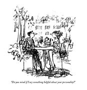 Do You Mind If I Say Something Helpful Drawing by Robert Weber