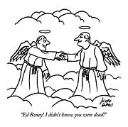 Ed Roxey!  I Didn't Know You Were Dead! Drawing by Joseph Farris