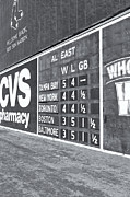 Fenway Park Green Monster Scoreboard II Photograph by Clarence Holmes