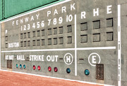 Fenway Park Scoreboard Photograph by Susan Candelario
