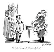 For The Last Time Drawing by Frank Modell