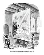 Give Me More Angels And Make Them Gladder To See Drawing by Donald Reilly