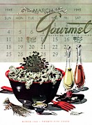 Gourmet Cover Illustration Of A Bowl Of Salad Photograph by Henry Stahlhut