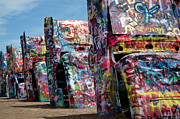 Graffiti at the Cadillac Ranch Amarillo Texas Photograph by Mary Lee Dereske