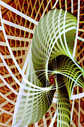 Green Weave Digital Art by Rafael Salazar