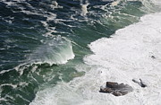 Heavy waves and rocks in ocean Photograph by Sami Sarkis Photography
