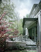 Hollis Baker's Patio Photograph by Pedro E. Guerrero