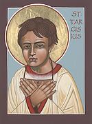 Holy Martyr St. Tarcisius Patron of Altar Servers 271 Painting by William Hart McNichols
