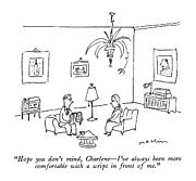 Hope You Don't Mind Drawing by Michael Maslin