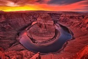 Horseshoe Bend Sunset Photograph by Adam Jewell