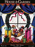 House & Garden Cover Illustration Of Christmas Photograph by Joseph B. Platt