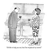 I'd Like To Help Drawing by Victoria Roberts