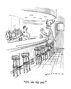 It's The Big Guy Drawing by Bill Woodman