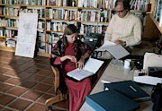 Joan Didion And John Gregory Dunne Photograph by Henry Clarke