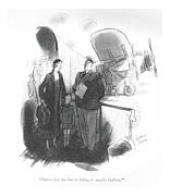 Junior Lost His Hat In Ohio Drawing by Richard Decker