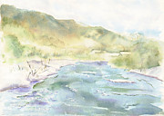 Lamoille River Spring Painting by Amanda Amend