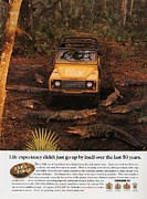 Land Rover Defender 90 Ad Photograph by Georgia Clare