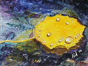 Leaf Painting by Madeleine Arnett