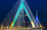 Leonard P. Zakim Bunker Hill Memorial Bridge Photograph by Susan Candelario