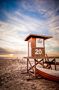 Lifeguard Tower 20 Newport Beach CA Picture Photograph by Paul Velgos