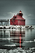 Lighthouse In The Darkness Photograph by Duluth To Door County Photography