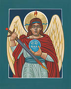 Maya's Archangel Michael 278 Painting by William Hart McNichols