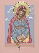 Mother of Holy Hope 263 Painting by William Hart McNichols