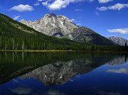 Mount Moran and String Lake Photograph by Raymond Salani III