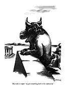 My Wish Is Simple - To Give Something Back Drawing by Eldon Dedini