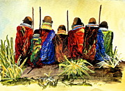 N 26 Painting by John Ndambo