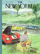 New Yorker August 9th, 1958 Painting by Perry Barlow