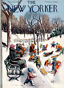 New Yorker February 26th, 1955 Painting by Arthur Getz