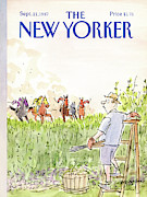 New Yorker September 21st, 1987 Painting by James Stevenson