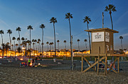 Newport Beach at Dusk Photograph by Kelley King